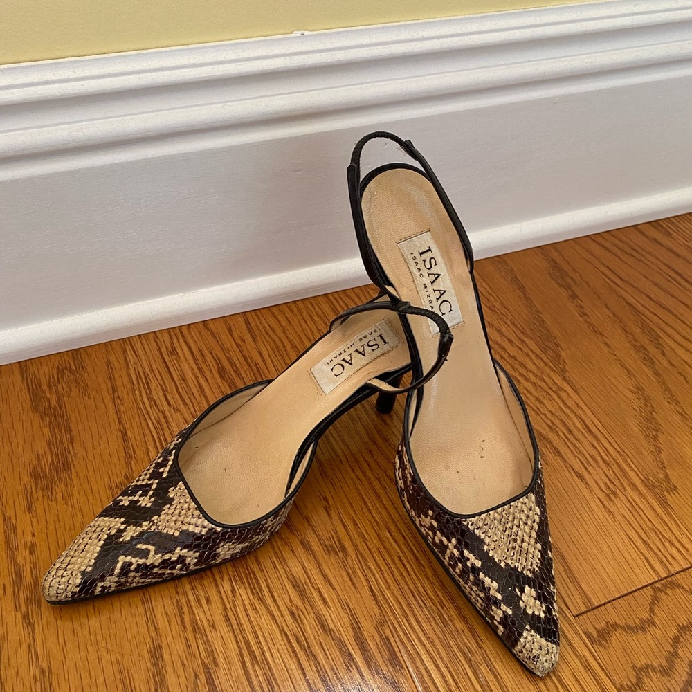 Isaac, by Isaac Mizrahi, slingback shoes size 6.5 B
